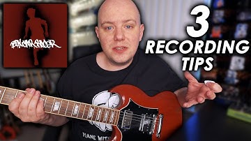 3 Easy Guitar Recording Tips