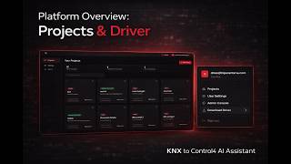 KNX to Control4 AI Assistant Overview: Projects, Settings and Driver Download