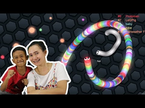 น้องโปรแกรม รีวิวเกมส์ Slither.io | เกมส์งู เลื้อยไปให้ยาวที่สุด