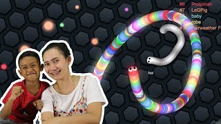 น้องโปรแกรม รีวิวเกมส์ Slither.io | เกมส์งู เลื้อยไปให้ยาวที่สุด