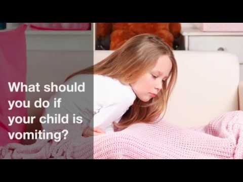 What should you do if your child is vomiting?