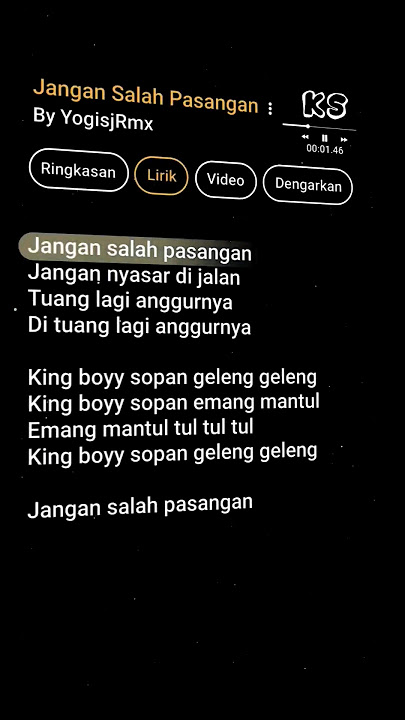 lirik jangan salah pasangan #lirik #lagu #liriklagu #lyrics #jangansalahpasangan #viralvideo