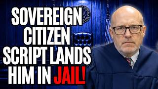 He Used the Sovereign Citizen Script... The Judge Didn't Buy It!