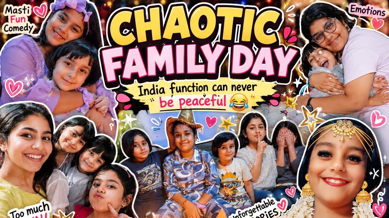 FAMILY CHAOTIC VLOG| MEET MY FAMILY| INDIAN FAMILY| TEJASVEE BHARDWAJ| 