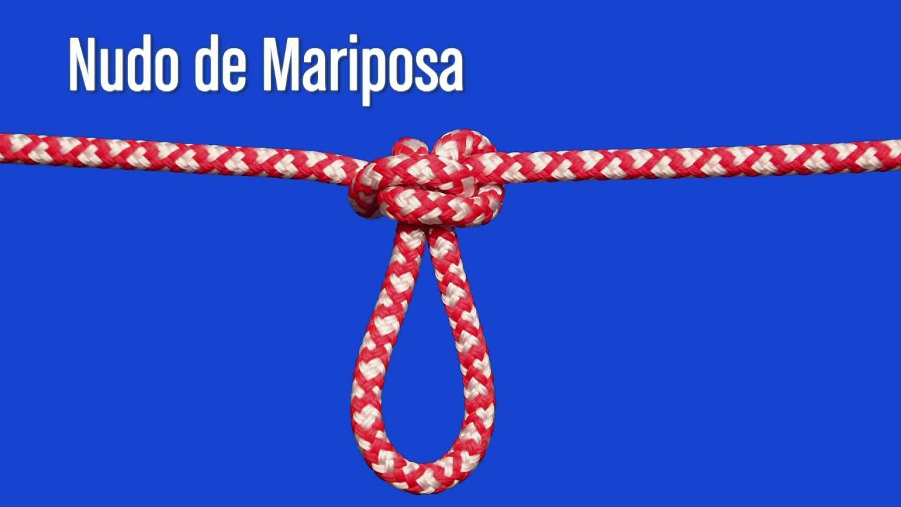 NUDO DE MARIPOSA, NUDOS DE ESCALADA 