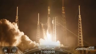 Blastoff! SpaceX launches Starlink batch on booster's recordbreaking 21st flight, nails landing