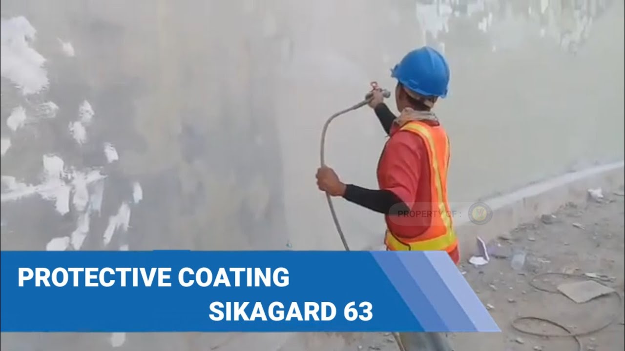 Protective Coating Sikagard 63 N YouTube