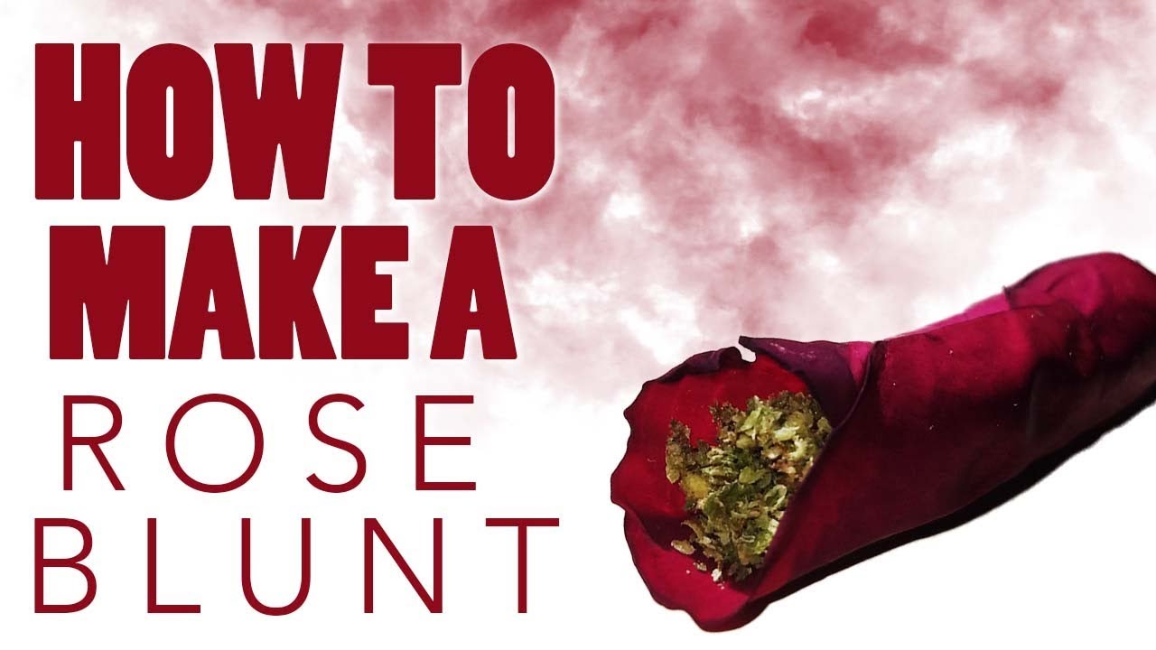 How To Roll A Rose Petal Blunt!, Rolling Up A Rose Petal Blunt! -   By  The High Rise Co