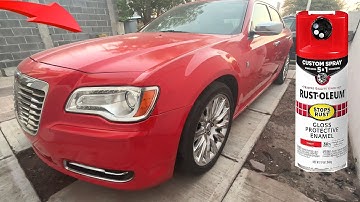 I Painted My Entire Car with Rustoleum 5 in 1 Custom Spray Gloss Cherry Red - Here