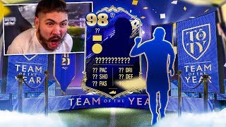 OMG I PACKED A 98 TOTY!! FIFA 20