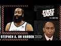 Stephen A.: NOTHING could make James Harden happy in Brooklyn right now | First Take