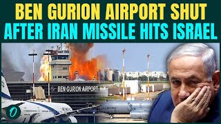 Iran To BOMB U.S. Aircraft At Ben Gurion? Israel SHUTS DOWN Its Largest Airport After Massive Strike