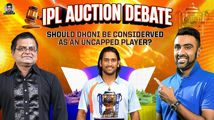 IPL Auction Debate: Should Dhoni be allowed as an uncapped player? | R Ashwin | PDogg