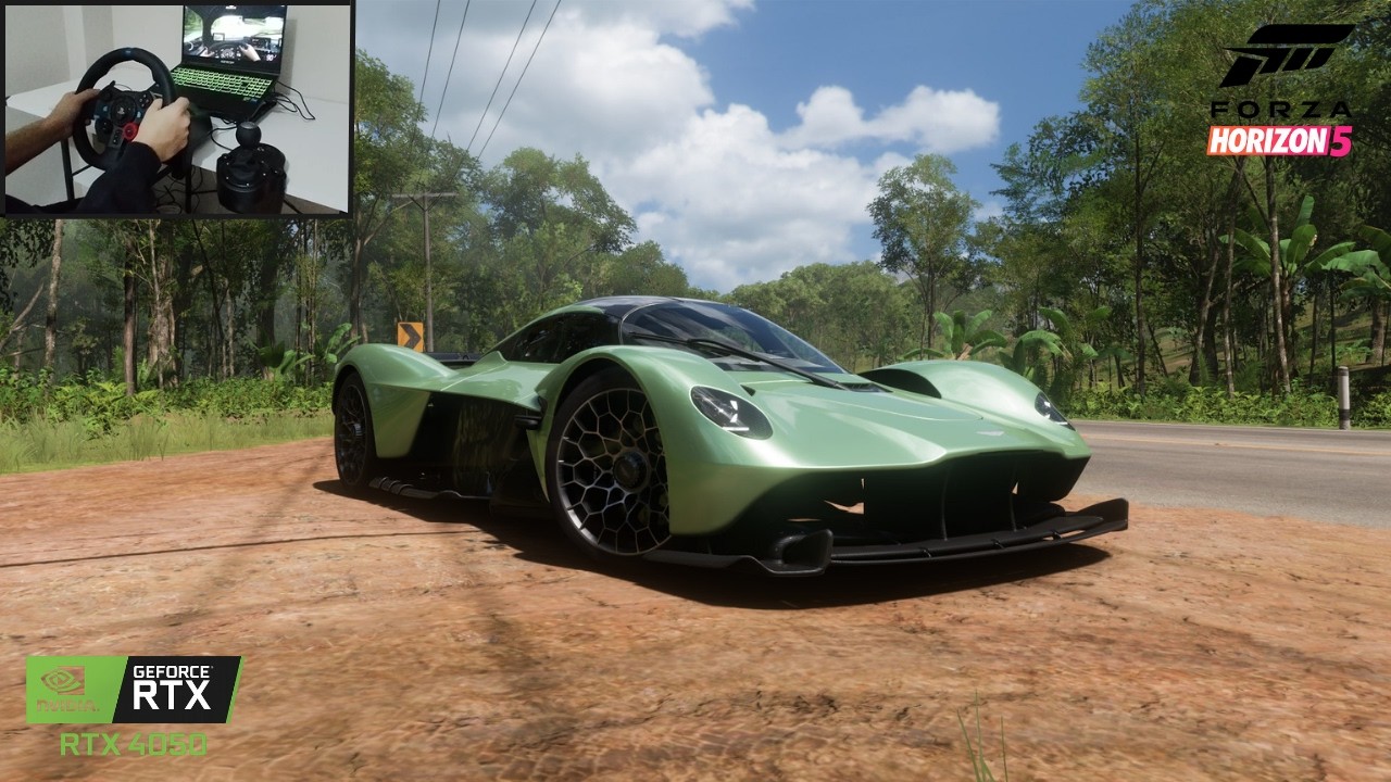 Aston Martin Valkyrie | Forza Horizon 5 | Steering Wheel Gameplay