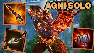 CRIT AGNI DEMOLITION!!! - AGNI SOLO DEITY SMITE 2 GAMEPLAY