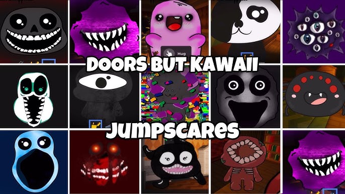 Roblox Doors Vs Doors But Kawaii Vs Doors On Budget Jumpscares 