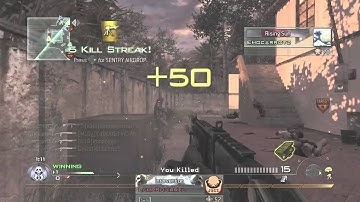 Mw2 9 Man Spas-12 Killfeed with a triple kill