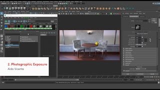 Maya - Cameras Tutorial Part 2 (Photographic Exposure)