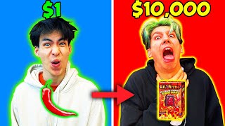 $10,000 LEVEL 1 - 10 SPICE CHALLENGE  (LIL NITRO GUMMY BEAR) | NichLmao