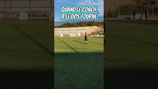 Coach Has His Back Turned...