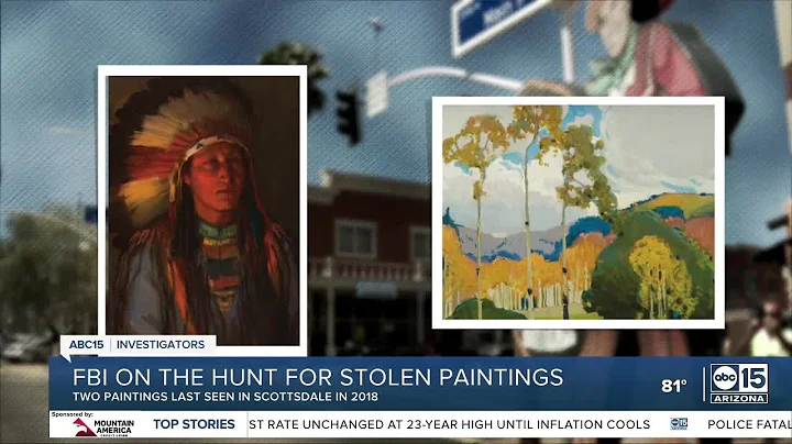 Have you seen these stolen paintings? FBI involved in search for missing treasures