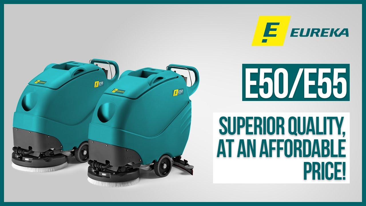 E55 professional floor scrubber machine - Eureka