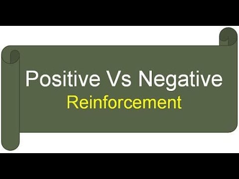 Negative Reinforcement Vs Positive Reinforcement : Hindi