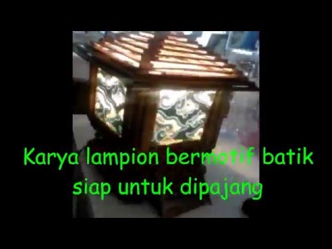 Peserta 60 Lampion  Candi dari Stik  Es  Krim  