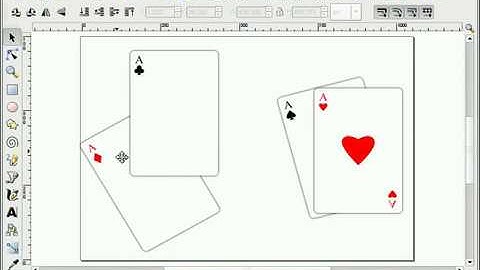 heathenX Inkscape Tutorials: episode 027 - Drawing playing cards