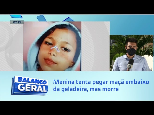 Menina tenta pegar maçã embaixo da geladeira, mas morre eletrocutada