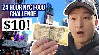 24 Hours Eating in NYC With Just $10!