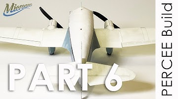 Part 6 - Microaces Percee Twin engine micro build video..Wing Fillet and Tail Assembly