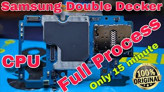 Samsung Double Decker CPU Reballing Full Process | Double Decker CPU Reballing Full Tutorial 🔥🔥🔥