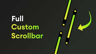 Create Full Custom Scrollbar Only CSS