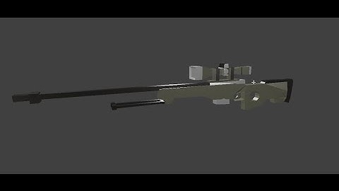 Blender 3D|Speed modeling|Low poly AWP