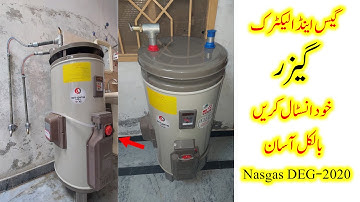 Unboxing,Installation,Review of Nasgas DEG-2020 Dual Electric & Gas Geyser with Multi Heat Exchanger