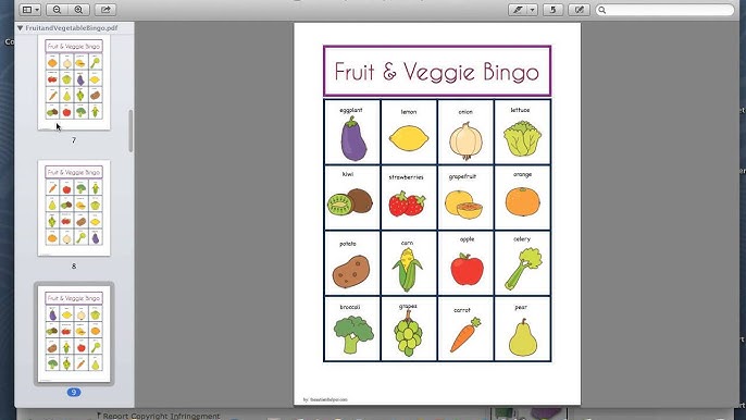 video-product-preview-for-fruit-veggie-bingo-youtube for Free Printable Fruit Bingo Cards Video Product Preview for Fruit & Veggie Bingo - YouTube for Free Printable Fruit Bingo Cards