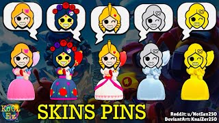 If All Skins Pins Emojis Are Attached To Brawlers Skins Brawl Stars Emotes Youtube - brawl stars emotes leon png