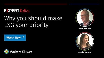 Why You Should Make ESG Your Priority – Expert Talks – David Metcalfe