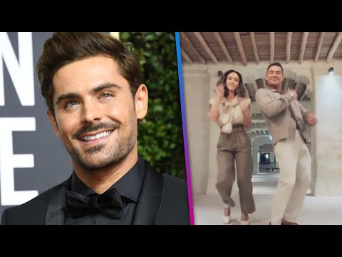 Zac Efron DANCES in His First TikTok Video With Jessica Alba!