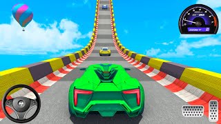 لعبه حيلة سيارة العضلات على مسارات مستحيلة لسباق السيارات Gt Car Stunt #2 Android Gameplay