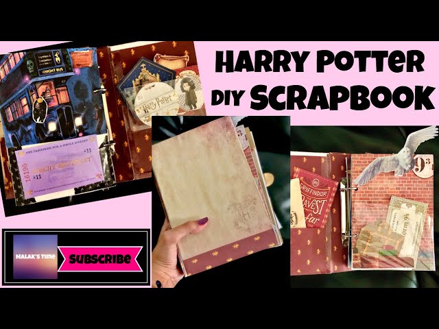Harry Potter Scrapboook  diy how to make Harry Potter scrapbook! 