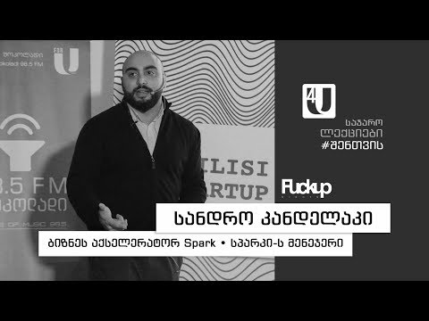 Fuckup Nights - სანდრო კანდელაკი