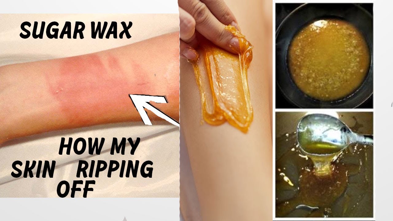 DIY SUGAR WAX FOR BEGINNERS CAN BURN!! - YouTube