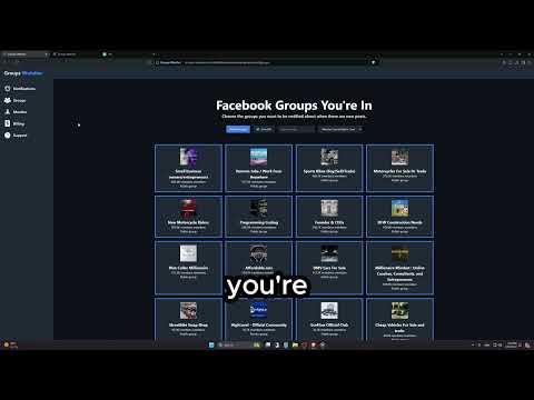 Groups Watcher video preview 2