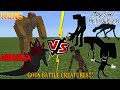 Godzilla VS Kong VS Trevor Henderson Creatures (Kong and Godzilla team up) Minecraft PE