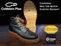 Chippewa Moc Toe Boots Recraft- Vibram Double Sole, New Storm Welt  and Swedish Bath