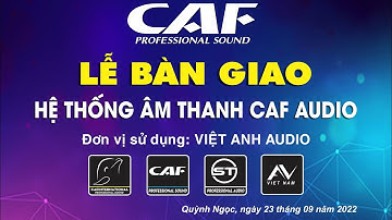 Line array caf alpha f12 cùng Dj Hoàng Anh giữa trời mưa lớn