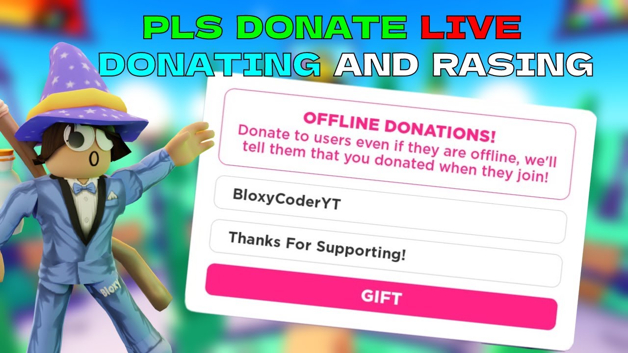 Pls Donate Live 🔴💸Donating / Talking To Viewers💸 Road to 300k Raised and  7k Subs! #plsdonate, Real-Time  Video View Count