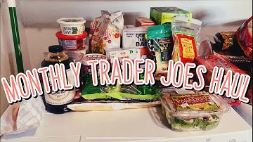 TRADER JOES HAUL // MONTHLY GROCERY HAUL // MAY 2020 // Claire Marie